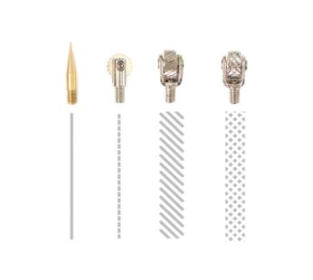 We R Memory Keepers Power Tools Fuse Tips 4 Piece, Gold, for Use with We R Memory Keepers