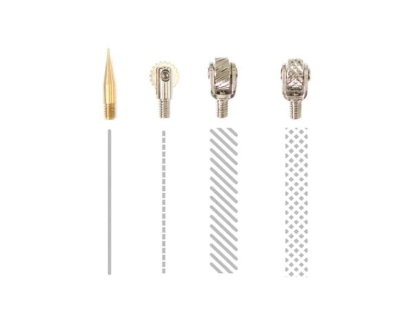 We R Memory Keepers Power Tools Fuse Tips 4 Piece, Gold, for Use with We R Memory Keepers
