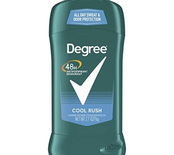 Degree Men Dry Protection Antiperspirant – Cool Rush – 2.7 oz – 2 pk – Packaging May Vary