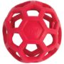 JW Pet Hol-ee Roller Dog Toy Puzzle Ball, Natural Rubber, Extra Large (7.5 Inch Diameter),