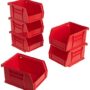 Akro-Mils 30210 AkroBins Plastic Hanging Stackable Storage Organizer Bin, (5-Inch x 4-Inch