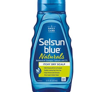 Selsun Blue Naturals Itchy Dry Scalp Anti-dandruff Shampoo, 11 fl. oz., Extra-Hydrating Fo