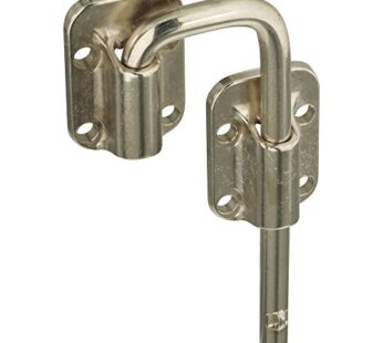 National Hardware N238-972 V800 Sliding Door Latch in Nickel