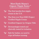 Organic Nipple Butter? Breastfeeding Cream by Earth Mama | Postpartum Essentials Safe for - Image 5