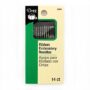 Dritz 56RE Ribbon Embroidery Hand Needles, Assorted Sizes, Nickel (14-Count)