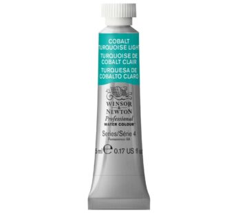 Winsor & Newton Professional Watercolor, 5ml (0.17-oz) Tube, Cobalt Turquoise Light