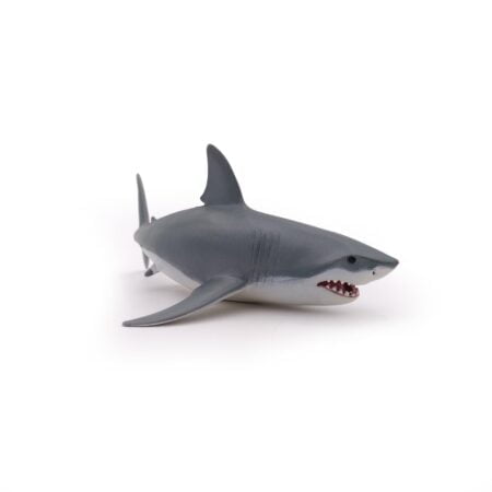 Papo - hand-painted - figurine - Marine Life - White Shark Figure-56002 - Collectible - Fo - Image 4