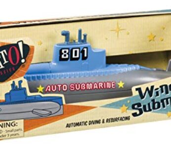 Toysmith NeatO! Classic Toys Wind Up Diving Submarine