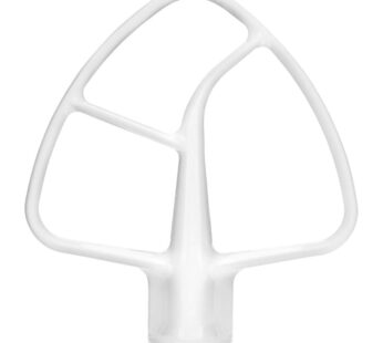 KitchenAid K45B Coated Flat Beater, White, 4.5 Qt