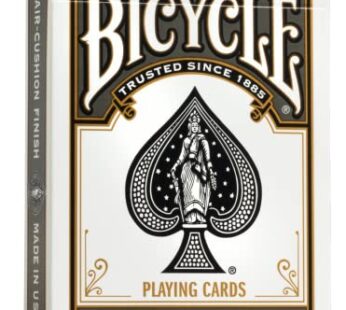 Bicycle Black Playing Cards, Standard Index, 1 Deck