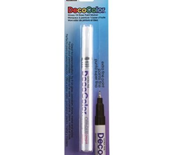 Uchida Marvy Deco Color Extra Fine Opaque Paint Marker Art Supplies, White