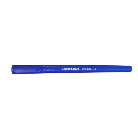 Paper Mate Write Bros Ballpoint Pens, Medium Point (1.0mm), Blue, 12 Count (3311131) - Image 2