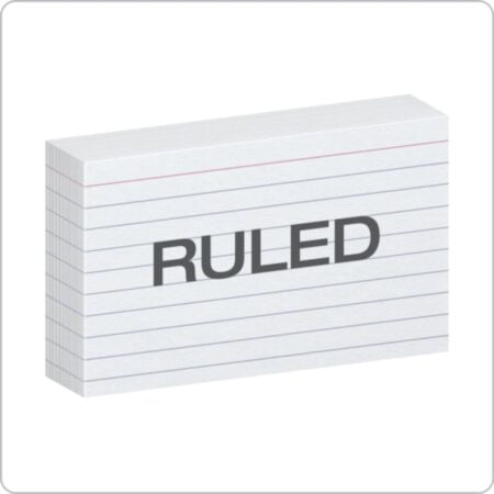 Oxford Ruled Index Cards, 3" x 5", White, 100-Pack (31) - Image 5