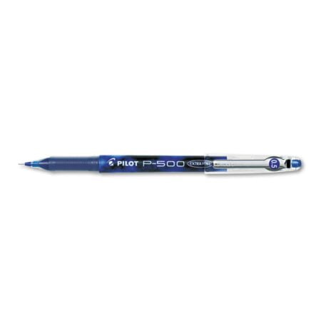 Pilot, Precise P-500 Gel Ink Rolling Ball Stick Pens, Marbled Barrel, Extra Fine Point 0.5