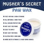 Musher's Secret Dog Paw Wax 200 g (7oz) - Moisturizing Dog Paw Balm that Creates an Invisi - Image 9