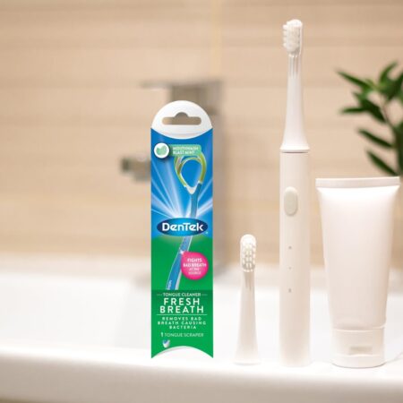 DenTek Comfort Clean Tongue Cleaner, Fresh Mint 1 ea - Packaging May Vary - Image 7