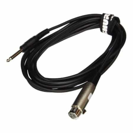 Shure C15AHZ 15-Feet Cable with 1/4-Inch Phone Plug on Equipment End