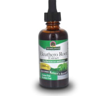 Nature’s Answer Alcohol-Free Eleuthero Root 2000 mg 2oz Extract | Supports Overall Wellnes