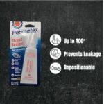 Permatex 59235 High Temperature Thread Sealant, 50 ml Tube , White - Image 3