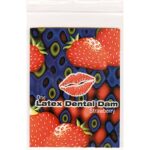 LINE ONE Latex Dental Dam, Strawberry - Image 2