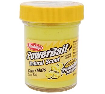 Berkley PowerBait Natural Scent Trout Bait ,Corn Yellow