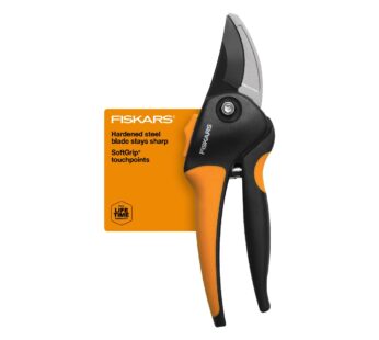 Fiskars SoftGrip Bypass Pruner 5/8″ Tree and Branch Cutter – Bypass Pruning Shears and Gar