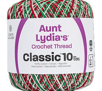 Coats Crochet Classic Crochet Thread, Shades of Christmas