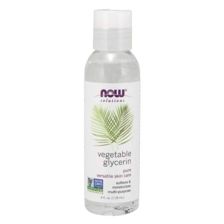 NOW Solutions, Vegetable Glycerin, 100% Pure, Versatile Skin Care, Softening and Moisturiz