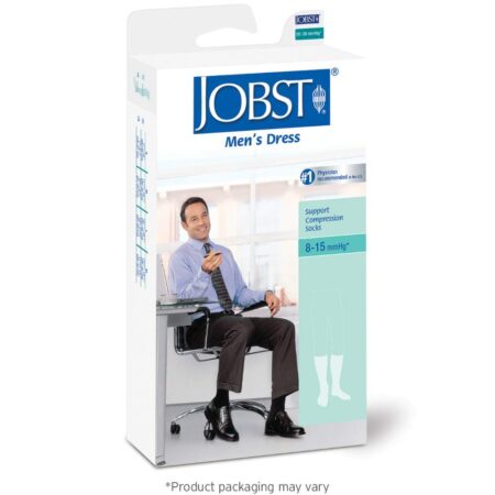 JOBST Mens Dress Knee High Closed Toe Compression Stockings, Professional Quality, Stylish - Image 3