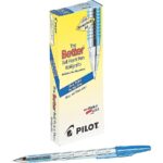 Pilot The Better Ball Point Pen Refillable Ballpoint Stick Pens, Fine Point, Blue Ink, 12- - Image 3