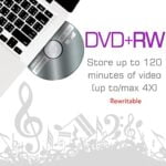 Maxell 634045 DVD-RW Blank Disc - Rewritable 4.7 Gb with Slim Jewel Case, 120min & Max Up - Image 3