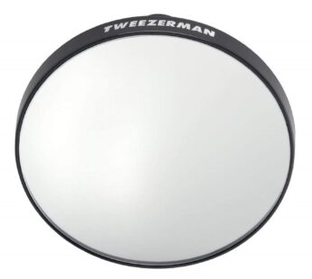 Tweezerman Tweezermate 12x’s Magnification Mirror, Black