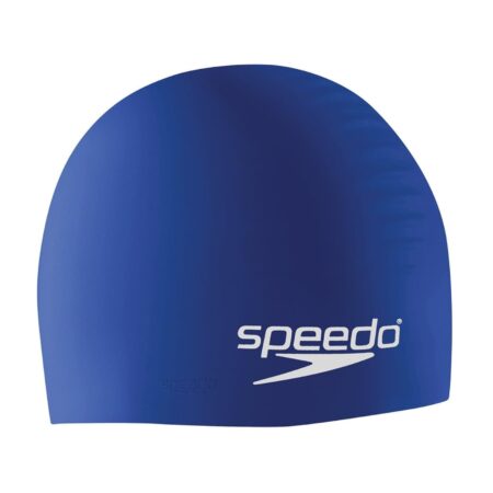 Speedo Unisex-Adult Swim Cap Silicone, Blue