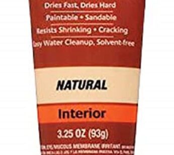 Elmer’s E868 Carpenter’s Wood Filler, 3.25-Ounce Tube, Natural