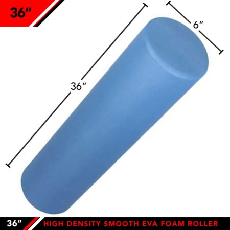 JFIT High Density Smooth EVA Roller, 36-Inch, Blue,20-0637 - Image 2