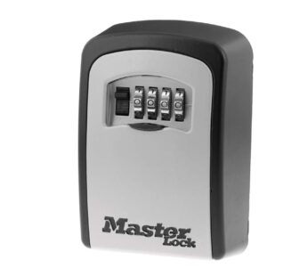 Master Lock Set Your Own Combination Wall Mount Lock Box, 5 Key Capacity, Black, 5401D