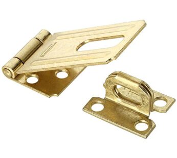 National Hardware N102-293 V30 Safety Hasp in Brass,3-1/4″