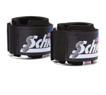 Schiek Sports Model 1100-WS Extra-Wide Wrist Straps – Black