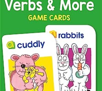 School Zone – Nouns, Verbs & More Game Cards – Ages 6+, Grammar, Parts of Speech, Word-Pic