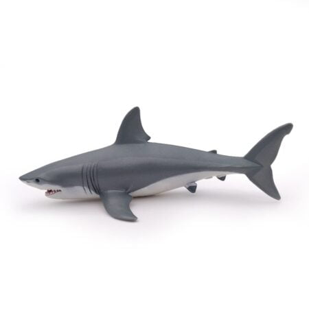 Papo - hand-painted - figurine - Marine Life - White Shark Figure-56002 - Collectible - Fo - Image 2