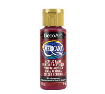 DecoArt Americana Acrylic Paint, 2-Ounce, Alizarin Crimson