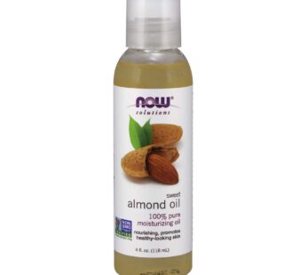 NOW Solutions, Sweet Almond Oil, 100% Pure Moisturizing Oil, Promotes Healthy-Looking Skin