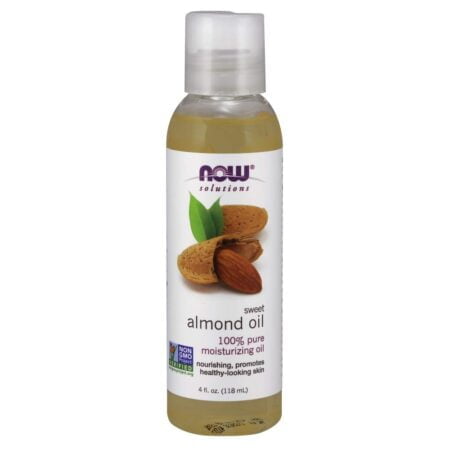 NOW Solutions, Sweet Almond Oil, 100% Pure Moisturizing Oil, Promotes Healthy-Looking Skin