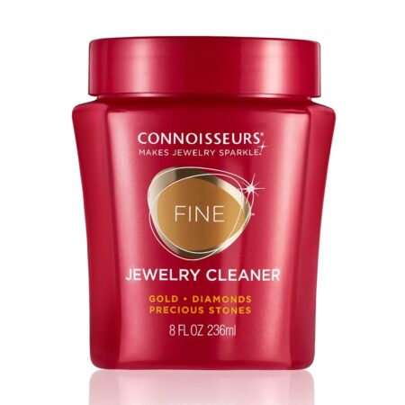CONNOISSEURS Fine Jewelry Cleaner Solution for Gold, Platinum, Diamonds & Precious Gemston