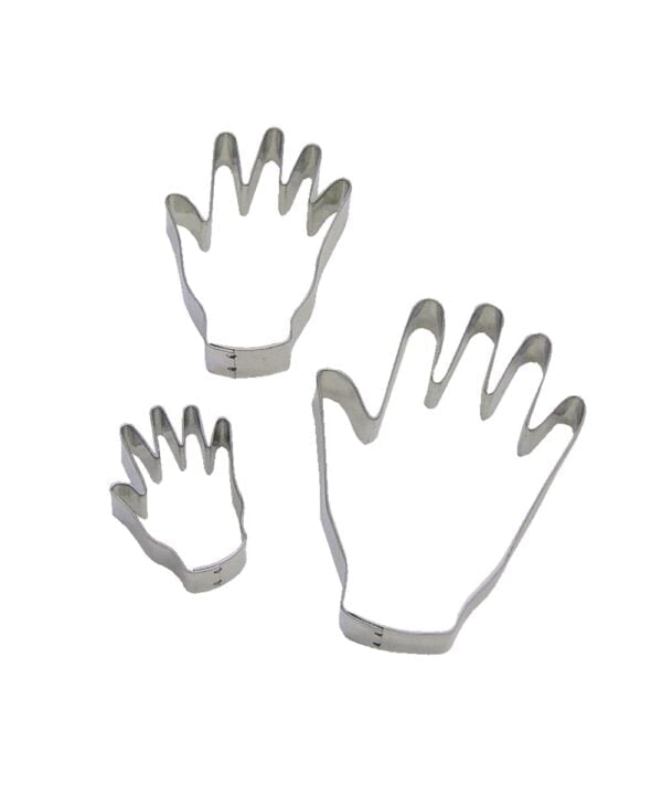 R&M International Hand Shaped Cookie Cutters, Assorted Sizes, 3-Piece Set in Gift Tin - Image 3