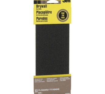 3M Fine 9089NA Drywall Sanding Screen, 4 3/16in x 11 1/4 in, 2-Sheet Grit, 2 Count
