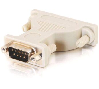 C2G 02449 DB9 Male to DB25 Female Serial RS232 Serial Adapter, Beige