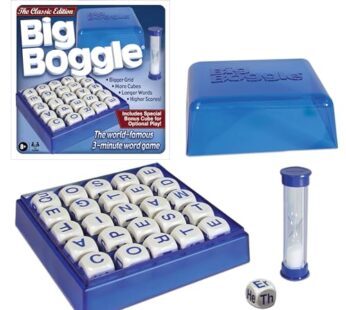 Big Boggle with 5×5 Grid and 25 Letter Cubes by Winning Moves Games USA, Thought Provoking