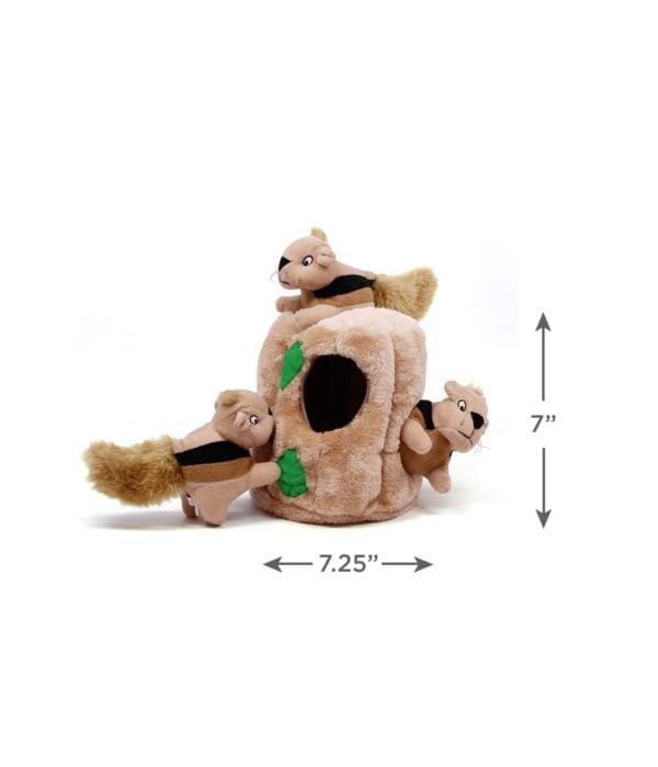 Outward Hound Hide A Squirrel Plush Dog Toy Puzzle, Large - Image 4