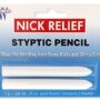 Clubman Woltra Nick Relief Styptic Pencil, 0.25 oz (2 Pencils)